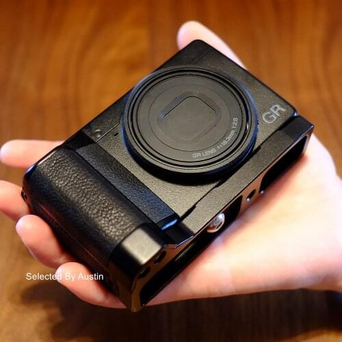 Aluminum Hand Grip Quick Release L Plate Bracket For RICOH GR3 GRIII