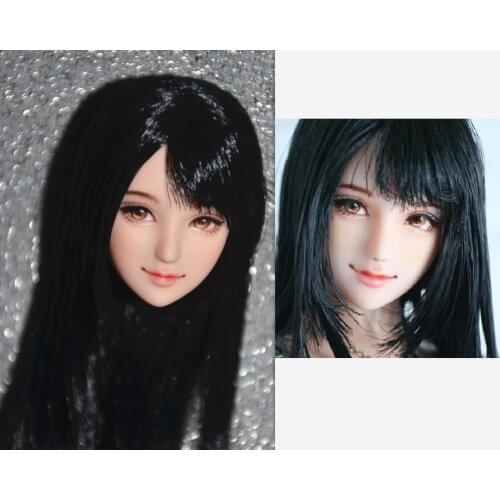 [Customized head carving] 1:6 female soldier head carving cute Japanese 12 inch body available