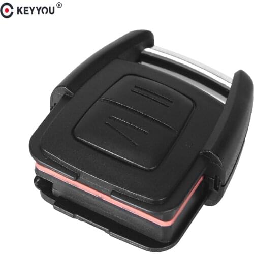 KEYYOU Remote Car Key Shell For Vauxhall Opel Astra Zafira Omega Vectra 2 Buttons Fob Car Case Cover No Chip No Blade
