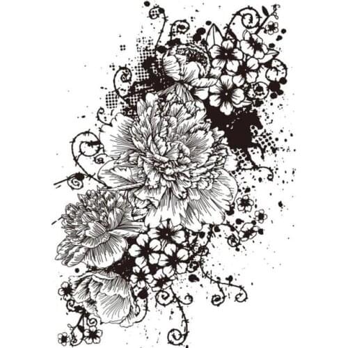 NEW Flower Transparent Clear Silicone Stamp/Seal for DIY scrapbooking/photo album Decorative clear stamp A875
