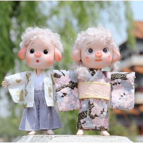 Ob11 baby clothes obitsu11 GSC 12bjd Molly yuannai Meijie pig kimono suit piccod