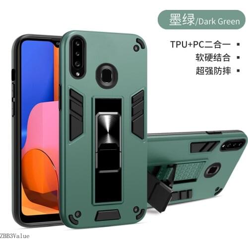Armor Phone Case with Ring For Samsung Galaxy F41 M51 A51 A71 A81 A91 A10 A20 A30 A50 A11 M11 S20 Plus Ultra Shockproof Cover