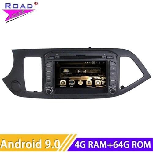 Roadlover Android 9.0 Car DVD Automotive Player Audio For KIA Picanto Morning 2011- Stereo GPS Navigation Magnitol Two Din Radio