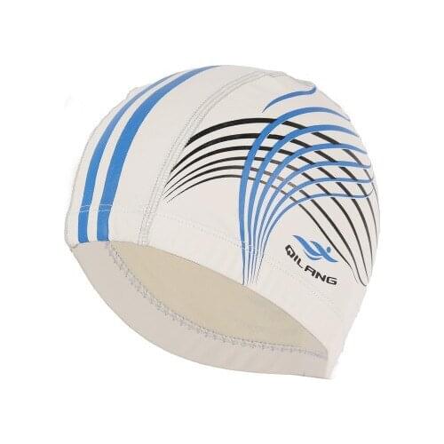 2019 Lady Swimming Cap Swim Pool Men Beach Cap Ears Hair PU Bathing Hat For Boys Girls Long Hair Lady Swim Cap For Women