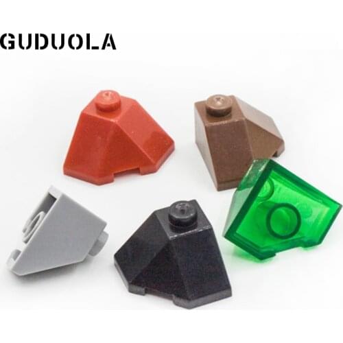 Guduola Special Brick Slope Wedge 2 x 2 (45°) Corner (13548) MOC Brick Building Block DIY Educational Toys Parts 50pcs/LOT