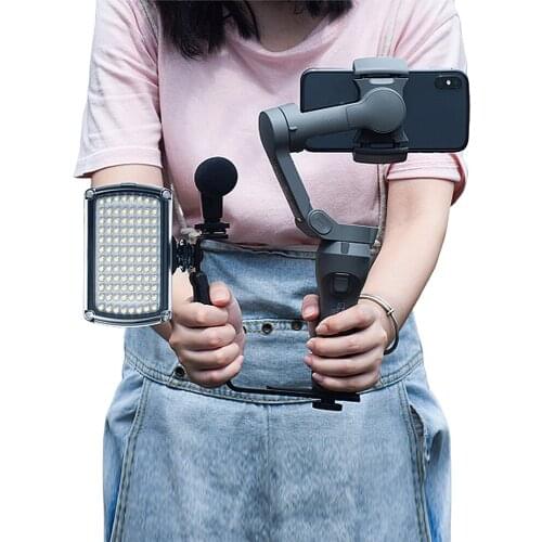 LED Camera Light LED Dimmable Light With Other Accessories For DJI OSMO Smooth 4 For GoPro Fill Light Set Camera Equipment