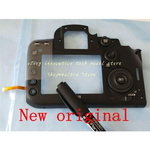 Repair Parts For Canon EOS 7D Mark II Back Cover Rear Case Shell Ass'y With Menu Function Button Flex Cable CY3-1721-000