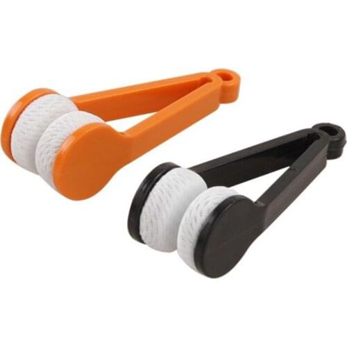 1PC 5 Colors Two-side Glasses Brush Microfiber Spectacles Cleaner Glasses Cleaning Rub Cleaner Eyeglass Cleaner Brush Screen Rub