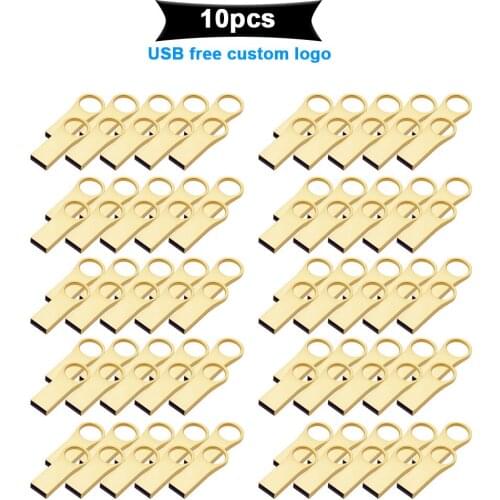 100pcs/lot USB Flash Drive Pendrive 4GB 8GB 16GB 32GB 64GB 128GB Pen Drive Flash USB 2.0 Stick Memory Stick for gift free logo