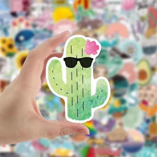 100pcs Instagram Vsco Girl Cute Stickers Aesthetic Laptop Guitar Motorcycle Luggage Skateboard Bicycle Waterproof Sticker Kids