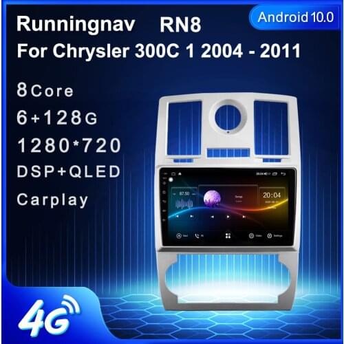 4G LTE Android 10.1 For Chrysler 300C 1 2004 - 2011 Car Radio Multimedia Video Player Navigation GPS