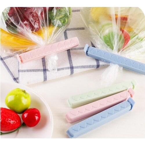 5Pcs/Set Bag Clips Food Snack Seal Clip Plastic Bags Sealing For Kitchen Storage Organization Package Sealer Tools Accessories