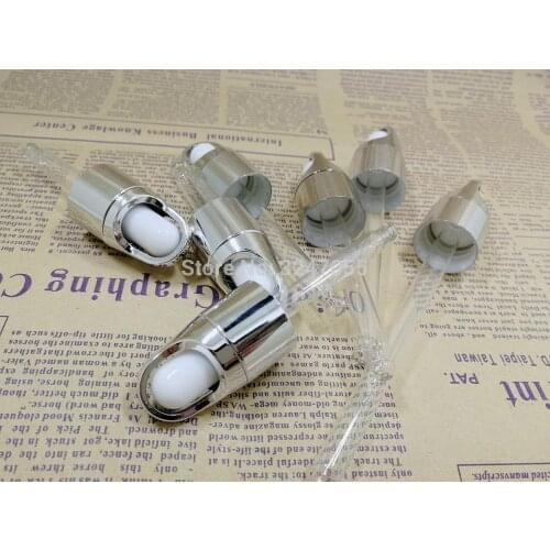 50pcs100pcs Silver Basket Cap for Essential Oil Bottle, 18/410 Glass Pipettes for 5-100ml Bottle, Essential Oil Accessories Caps