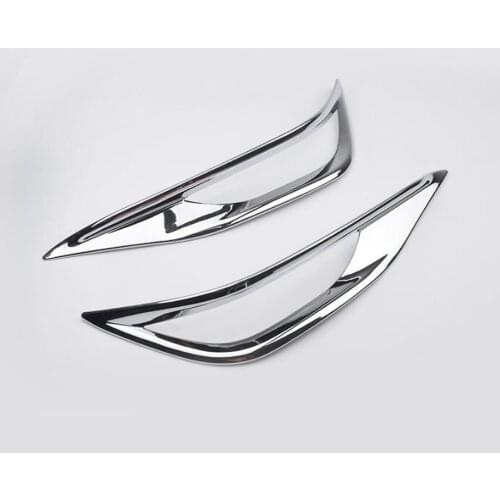 Auto Car Rear Back Fog Lamp Fog Light Cover Trim Car-covers For Honda City Sedan 2014 2015 2016 Chromium Styling ABS