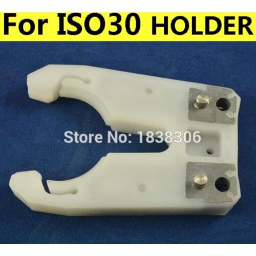 Iso 30 ISO30 tool holder clamp iron ABS flame proof rubber tool holder claw fork 1 PCS auto changer HSD ISO30 Spindle