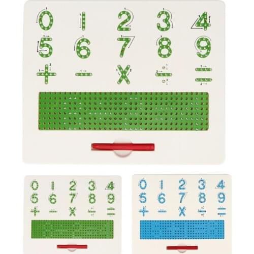 Letters Alphabet Drawing Board For Children Magnetic Tablet Pad Drawing Writing Magnetic Steel Beads Ball Kids Learning Toy