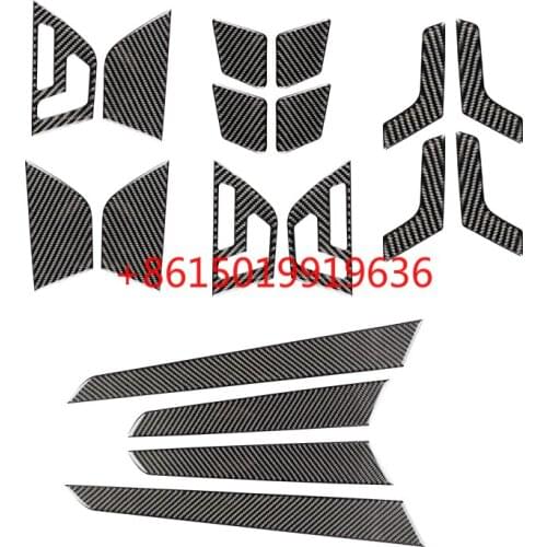 For Mercedes Benz C-class W204 2007-13 c200kc180c260 door seat adjustment panel carbon fiber interior modification accessories