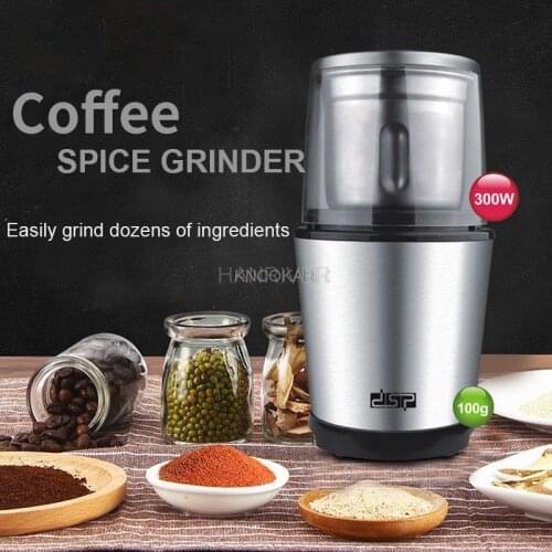 Household Small Miniature Stainless Steel Coffee Grinder Portable Automatic Pulverizer Coffee Grinder