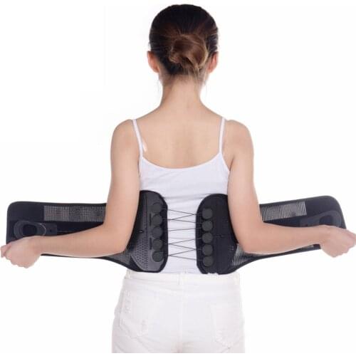 Breathable Orthopedic Posture Corrector Brace Lower Back Lumbar Belt Medical Bone Orthosis Waist Relieve Pain New Design Pulley