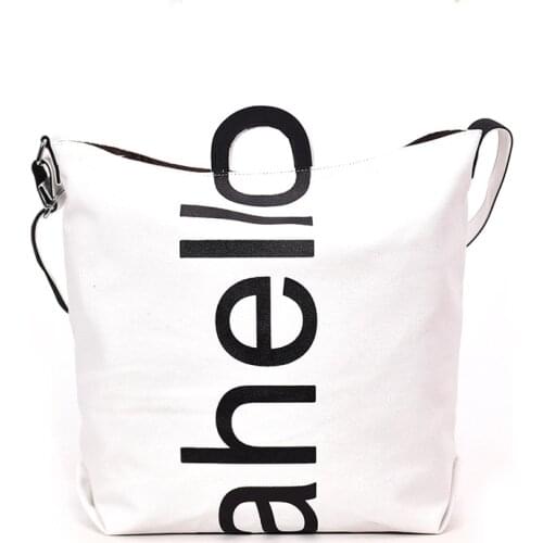 Korean Letter Fashion Shoulder Bag Large-capacity Letters Printed Womens Messenger Bag Girl Design Commuter Handbags