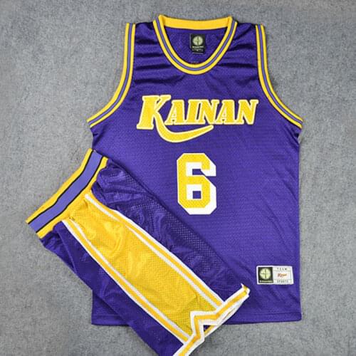 Cosplay Costume Kainan School No. 6 SOICHIRO JIN Basketball Jersey + Shorts Suit Sportswear Team Uniform Size M-XXL