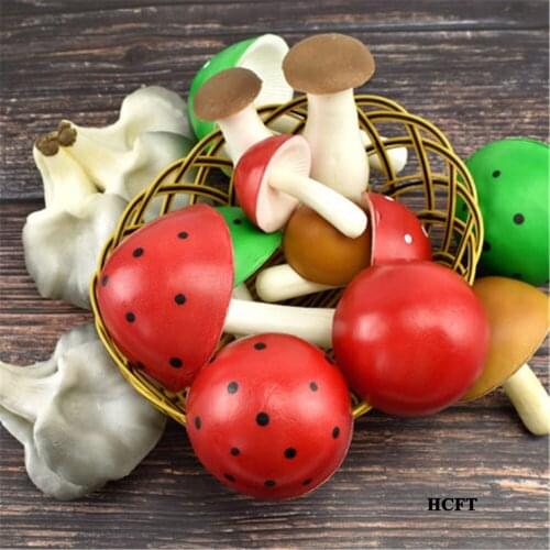 Kitchen cabinet dining room hall hotel restaurant store shop decoration mushroom Shiitake fake artificial vegetables props