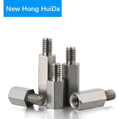 M2.5 M3 M4 M5 M6 M8 304 Stainless Steel Hex Female Standoff Pillar Stud Board Hexagon Computer PCB Motherboard Spacer Bolt