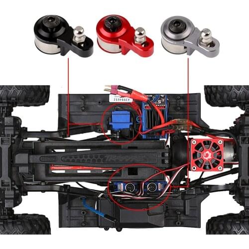 Metal Alloy 25T Servo Arm Adjustable Damping for 1/10 RC Crawler Car Traxxas TRX-4 TRX6 Parts