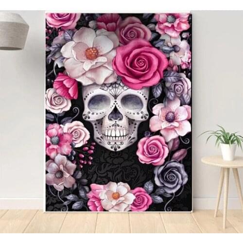 5D DIY Diamond embroidery Fantasy Constellation Mosaic Kit Picture Rose Skull Diamond Painting Square Round Rhinestone YG2467