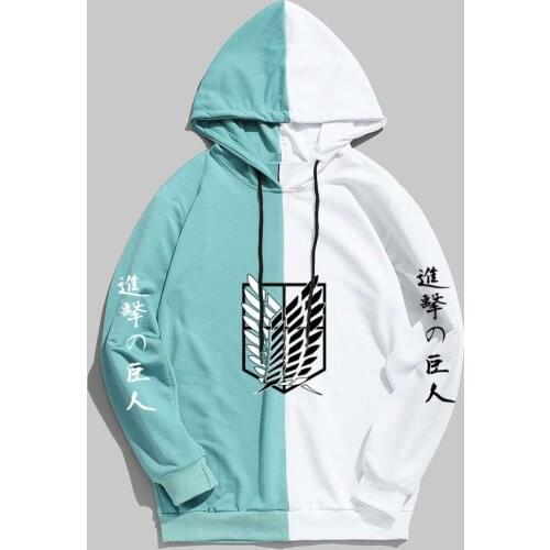 New Summer Anime Brand Attack on Titan Printing The Sharingan Hoodies Pullover Sweatshirt Harajuku Hip Hop Thin Clothing