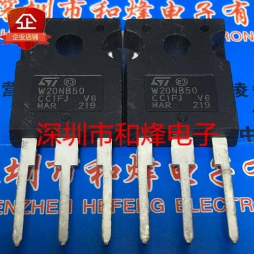 Original 2pcs/ STW20NB50 W20NB50 TO-247 500V 20A