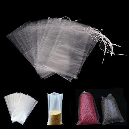 20PCS PVA Bags+PVA String Water Dissolving Carp Fishing Feeder Fishing Tackle Fishing Soluble Bag