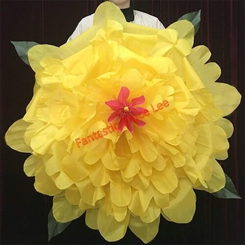 Peony Production (Yellow) -100cm --Magic Trick, Fun Magic, Party Magic