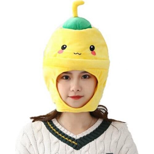 Ear Hats Attractive Comfortable Warm Cartoon Adorable Novelty Plush Hats Cartoon Plush Hat Toy Headgear Cap Cosplay Costume