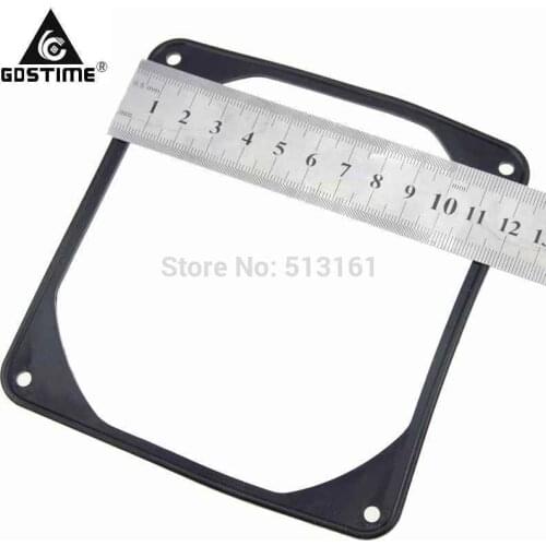 5 PCS Gdstime Black 120mm PC Fan Anti Vibration Gasket Silicone Shock Absorption Pad