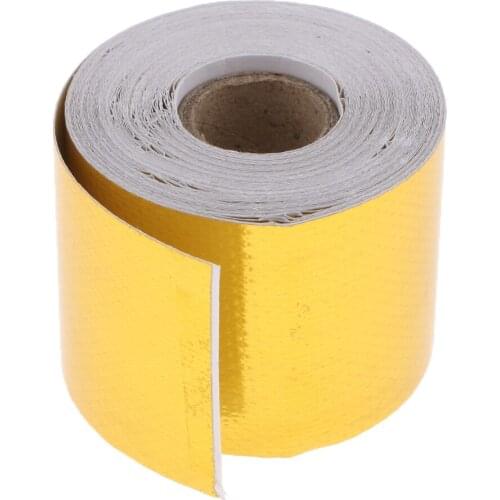 Reflective Gold Heat Shield Tape For Thermal Racing Engine 2in.*9M Pieces