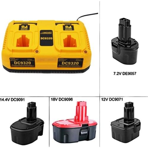 NEWEST For dewalt 7.2v 12v 14.4v 18v NI-CD NI-MH battery charger de9057 dc9071 dc9091 dc9096 rechargeable battery charger 4.0A