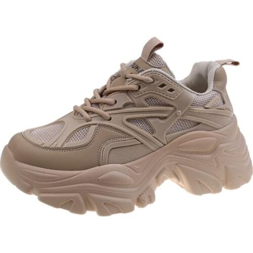 2021 Platform Sneakers Women Fashion Thick Sole Zapatillas Mujer Sports Ladies Trainers Vulcanized Shoes Women Chunky Sneakers