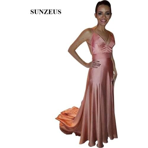 Criss-cross Spaghetti Straps Prom Dresses Sexy Backless Party Gowns Long Women Special Occasion Dress