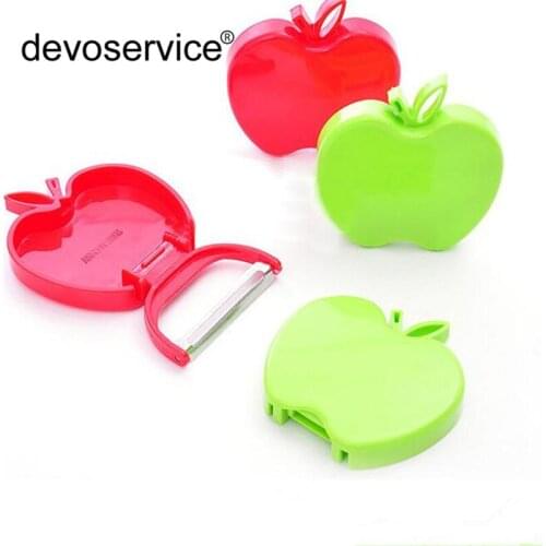 1PC Creative Stainless Steel Collapsible Fruit Peeler Potato Slicer Cutter Fruit Knife Kitchen Cooking Tools Grips Peeling Tool