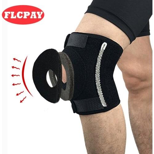 1 PCS Professional Adjustable Sports Knee Pads Football Basketball Volleyball Leg Knee Support Brace Patella Guard Protector Pad