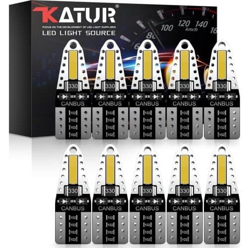 10x Canbus No Error T10 W5W 194 168 Led Bulb Auto Car Interior Lighting Reading Dome Lamp 6000K White Car Led Bulbs 12V 7020 SMD