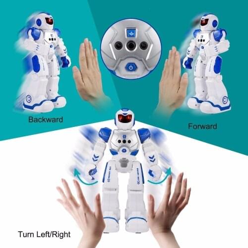2020 Remote Control Intelligent Robot Gesture Sensing Programming Charging Children Dancing Robot Fighting Defentor Boys