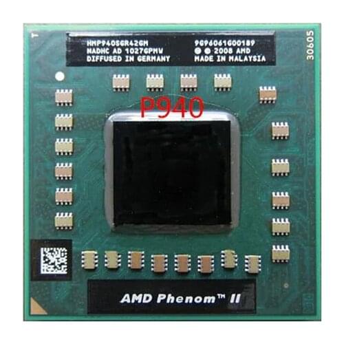 Free shipping Original AMD CPU P940 HMP940SGR42GM Phenom cpu processor Socket S1 (S1g4) 1.7G Quad core P960 P920