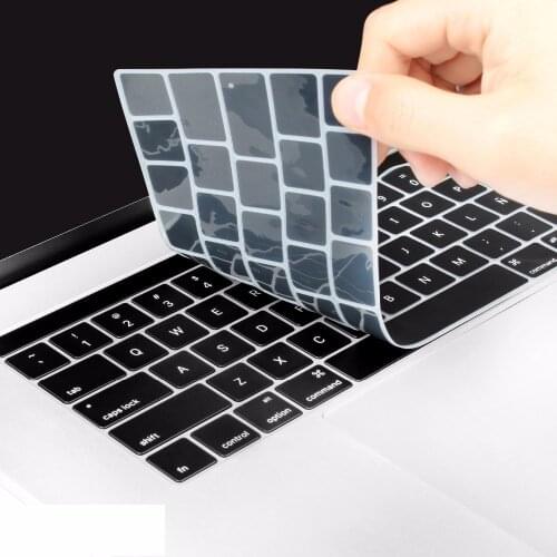 EU Spain Spanish Keyboard Cover case for New MacBook New Pro 13 15 with Touch Bar A1989 A1990 2018 A1706 A1707 Protector skin