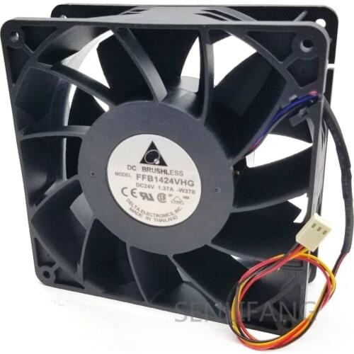 For FFB1424VHG 14050 14CM 24V 1.37A 3line large air volume violent inverter cooling fan NEW