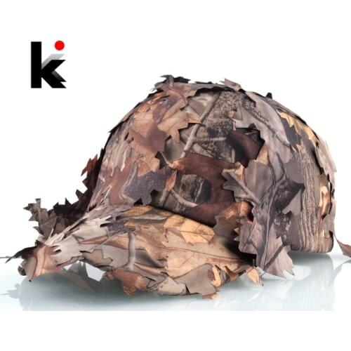 Tactical Baseball Cap Men Camouflage Hat Outdoor Breathable Hunting Fishing Camping Bones Women Adjustable Snapback 3D Leaf Hats