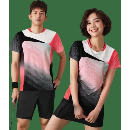 TaoBo New Badminton Clothing Suit Men Womens Short-sleeved Jersey Mens Quick-drying Table Tennis Volleyball Sportswear