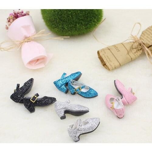 ICY DBS Blyth doll joint body shoes bling bling elegant High heels toy shoes