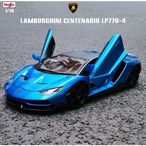 Maisto 1:18 Lamborghini LP770 car alloy car model simulation car decoration collection gift toy Die casting model boy toy